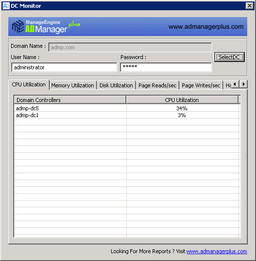 Free Windows Active Directory DC Monitoring Tool