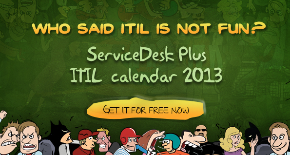 ITIL + Comic + Fun - It's also a 2013 Calendar