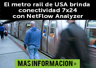 El metro rail de USA brinda conectividad 7x24 con NetFlow Analyzer