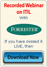 Recorded Webinar on ITIL with Forrester
