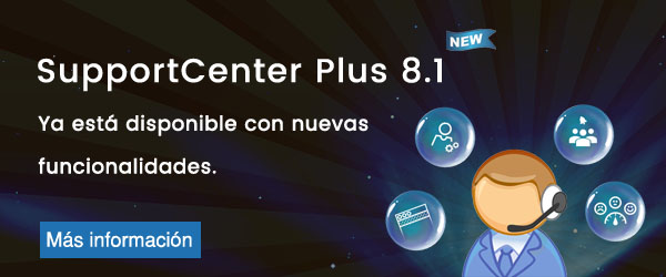 SupportCenter Plus 8.1 ya está disponible con nuevas funcionalidades. Más información.