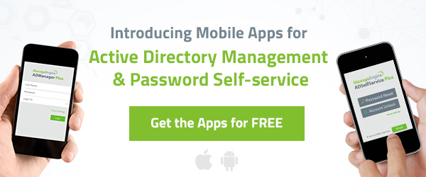Active Directory Management & Password Self-service Mobile Apps