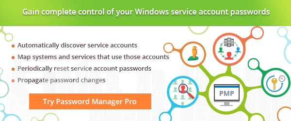 Gain complete control of your Windows service account passwords