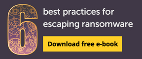 6 best practices for escaping ransomware. Download free e-book.