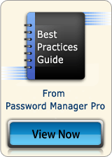 Password Manger Pro - Best Practices Guide