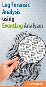 Log Forensic Analysis using EventLog Analyzer
