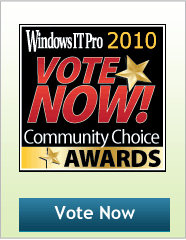 Windows IT Pro Awards - Vote for ManageEngine