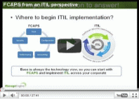 Webinar Video: FCAPS from an ITIL perspective