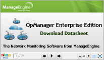 OpManager Enterprise Edition - Download Datasheet